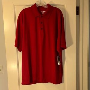 Men’s XXL Grand Slam Classic Poker Red Polo Shirt